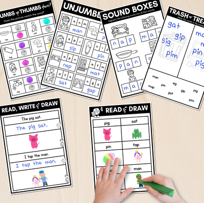 The Best Printable Phonics Worksheets for Kindergarten