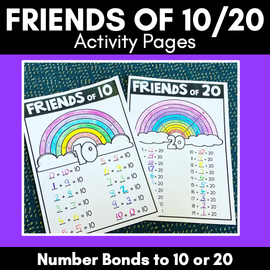 Friends of Ten Activity Pages