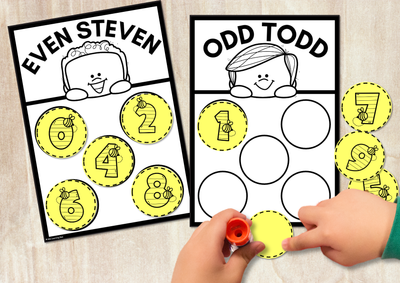 Fun Cut and Paste Math Worksheets for Kindergarten Students