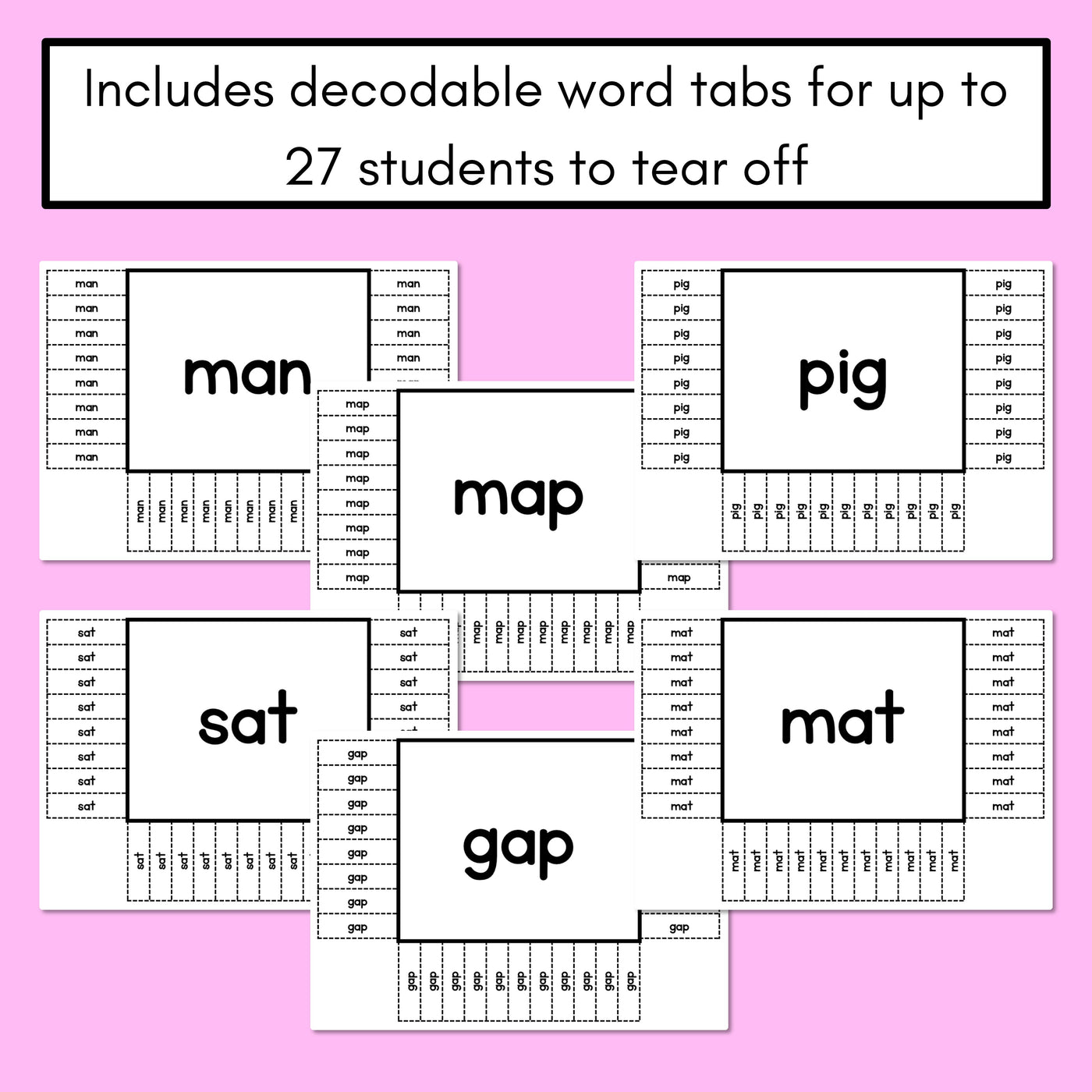 READ THE ROOM - Decodable Words Phonics Activity - Consonant Digraph NG QU and X