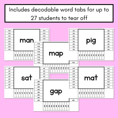 READ THE ROOM - Decodable Words Phonics Activity - Consonant Digraph NG QU and X