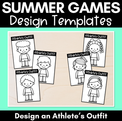 Summer Games Design Templates - Design an Athlete's Outfit