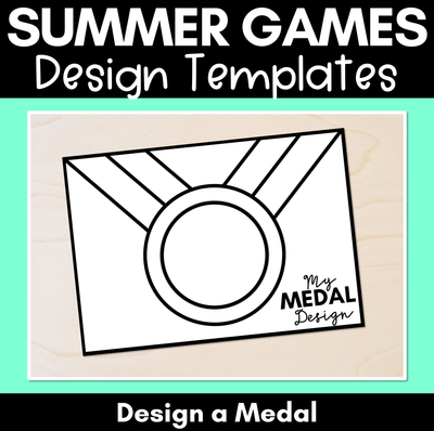 Summer Games Design Templates - Design a Medal