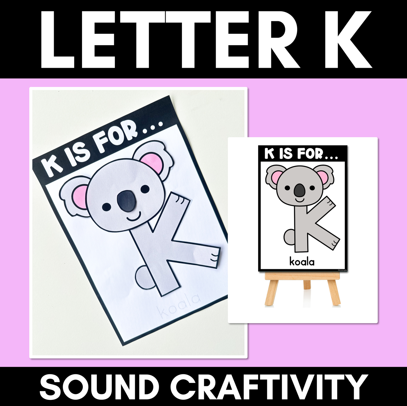 Beginning Sound Crafts - Letter K - K is for Koala