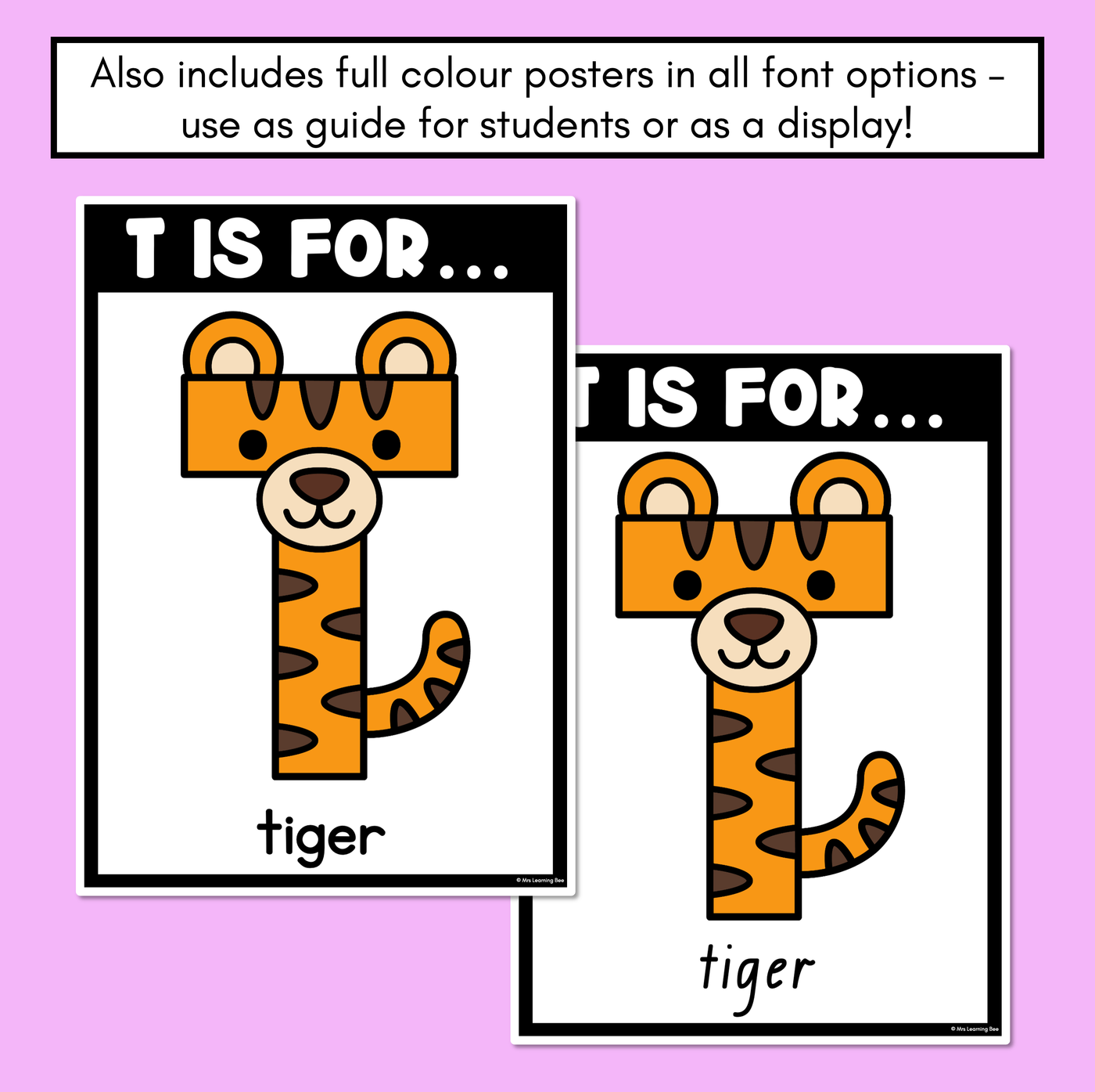 Beginning Sound Crafts - Letter T - T is for Tiger