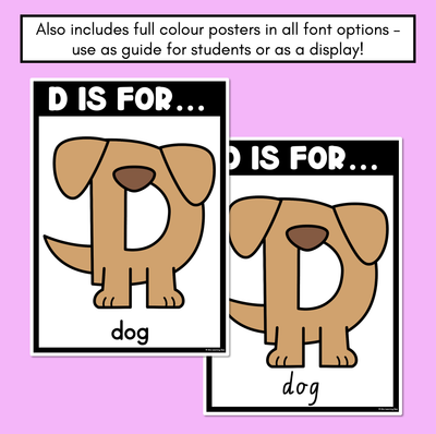 Beginning Sound Crafts - Letter D - D is for Dog