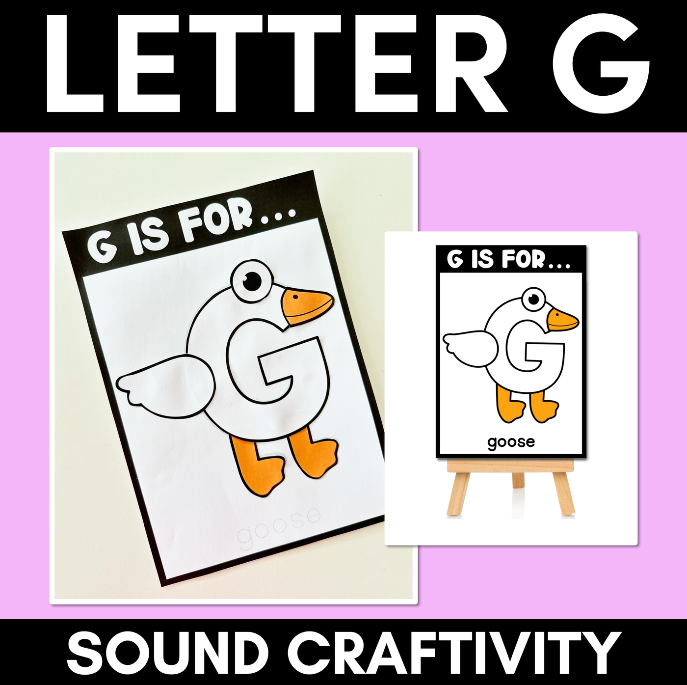 Beginning Sound Crafts - Letter G - G is for Goose