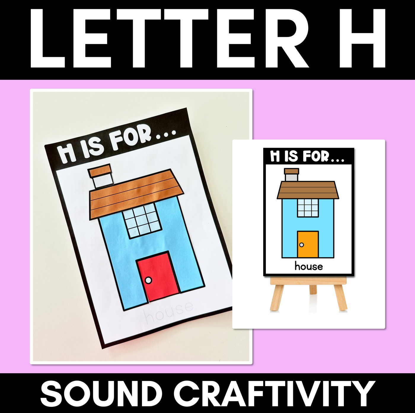 Beginning Sound Crafts - Letter H - H is for House