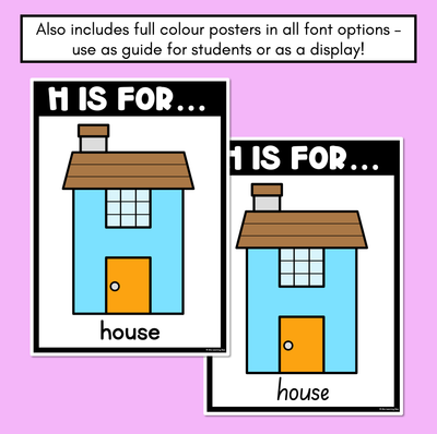 Beginning Sound Crafts - Letter H - H is for House