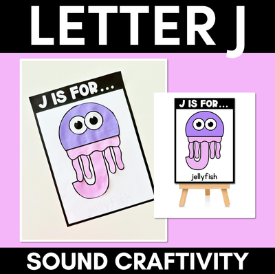 Beginning Sound Crafts - Letter J - J is for Jellyfish