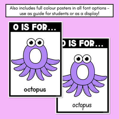 Beginning Sound Crafts - Letter O - O is for Octopus