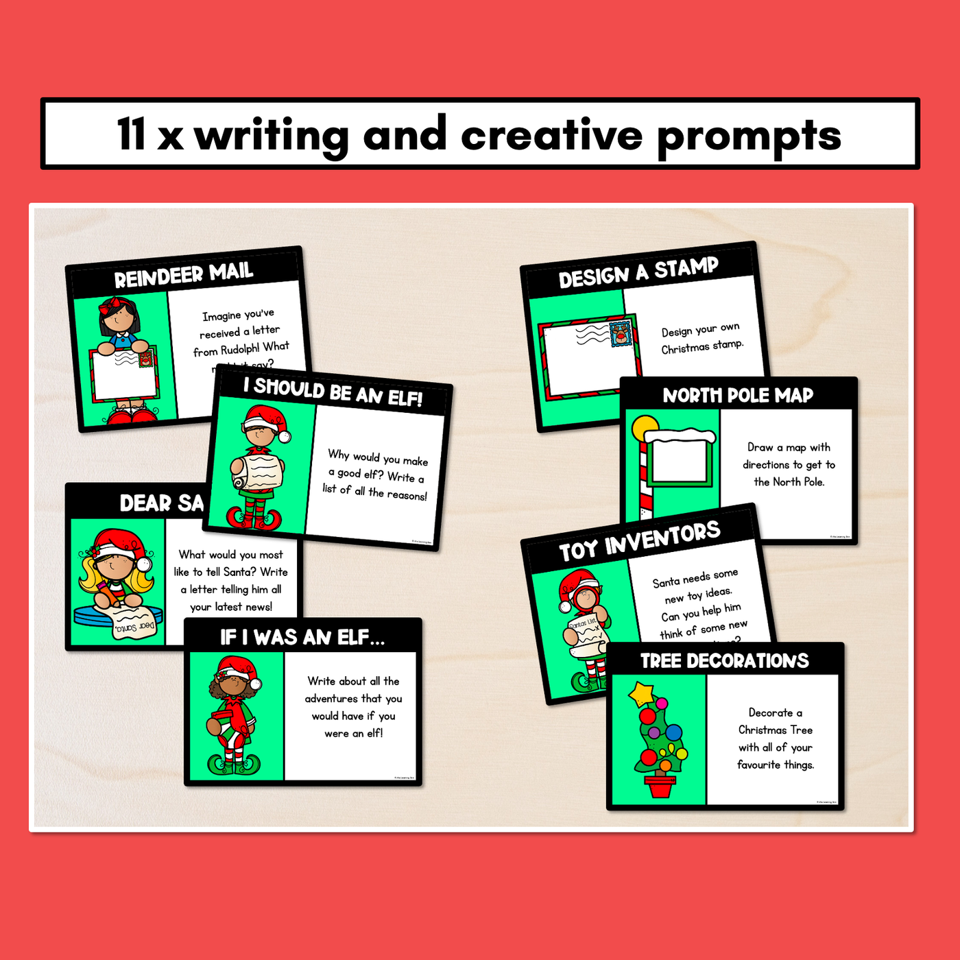 Christmas Writing Prompt Task Cards