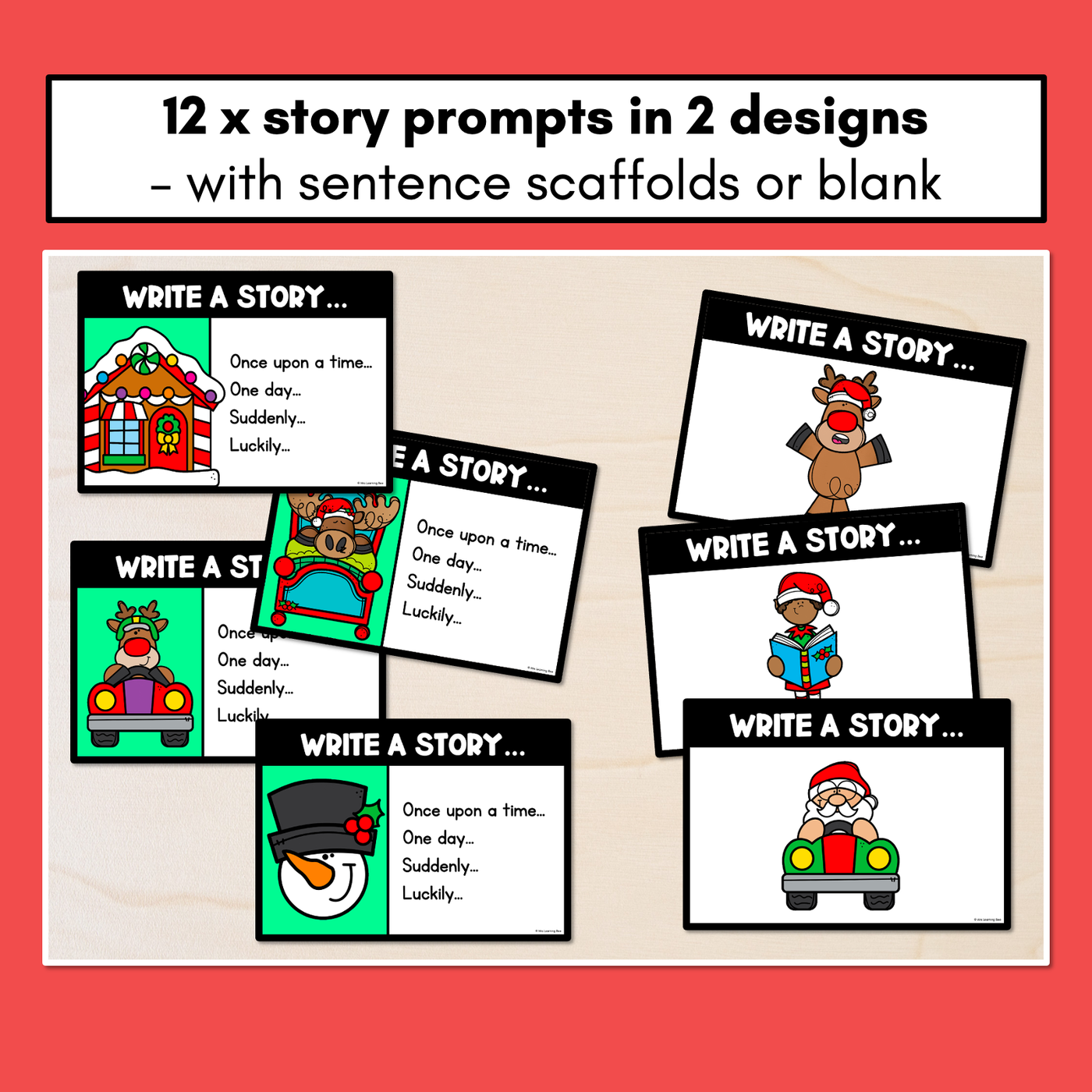 Christmas Writing Prompt Task Cards