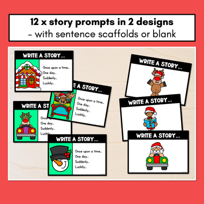 Christmas Writing Prompt Task Cards