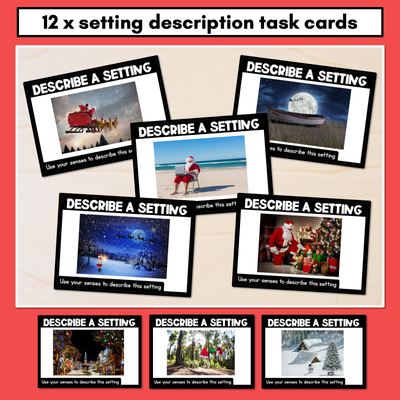 Christmas Writing Prompt Task Cards