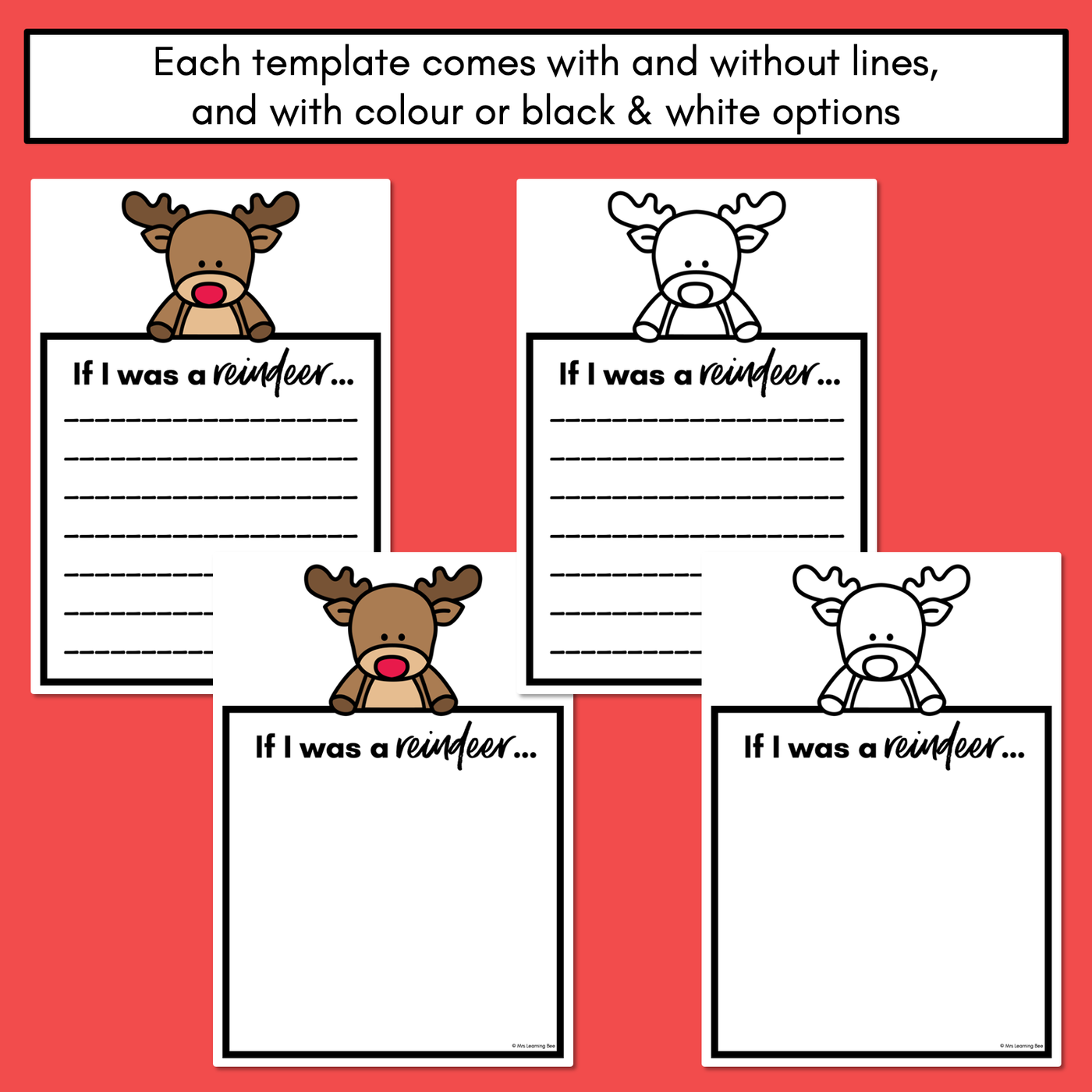 Christmas Writing Templates - Christmas-themed Writing Prompts & Writing Displays