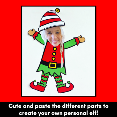 Build An Elf CHRISTMAS CRAFT FREEBIE