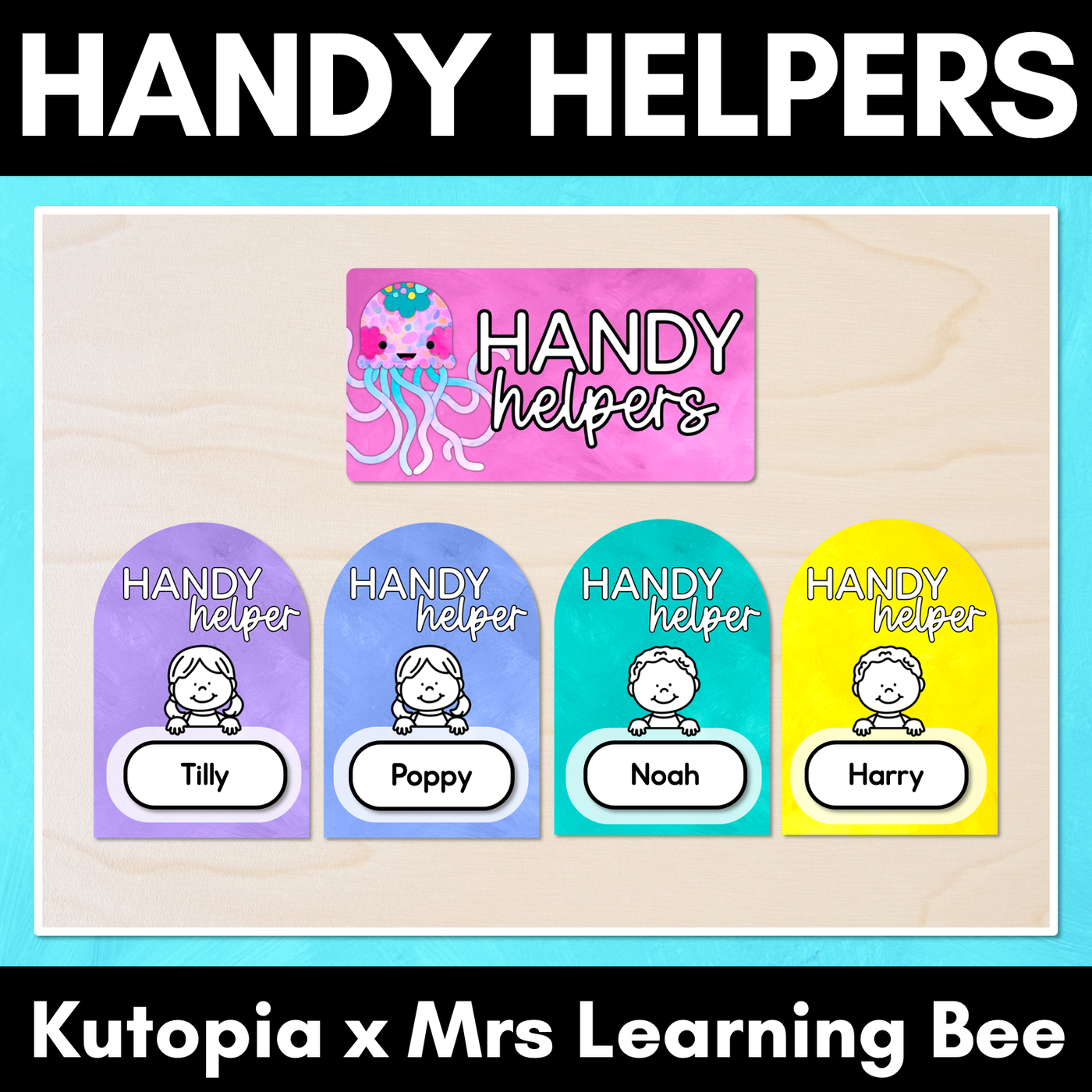 Handy Helpers Classroom Jobs Display - The Kutopia Collection