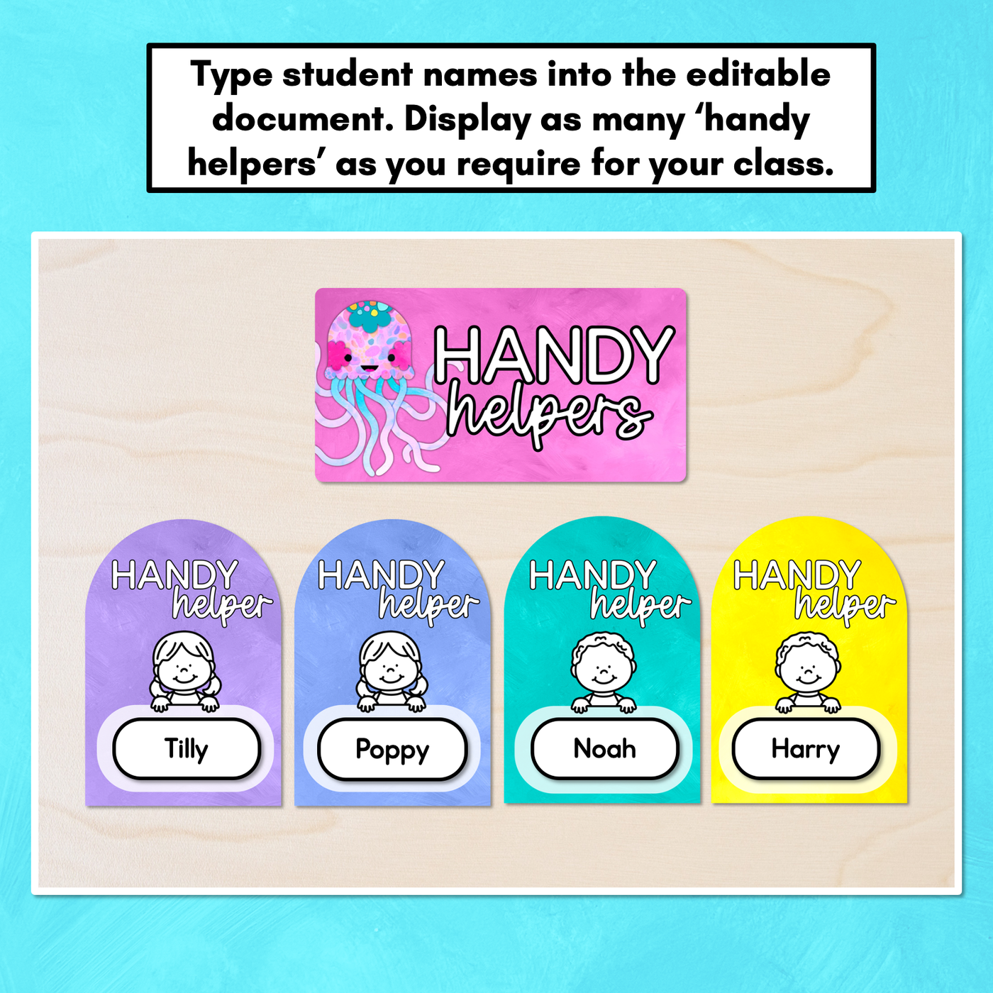 Handy Helpers Classroom Jobs Display - The Kutopia Collection