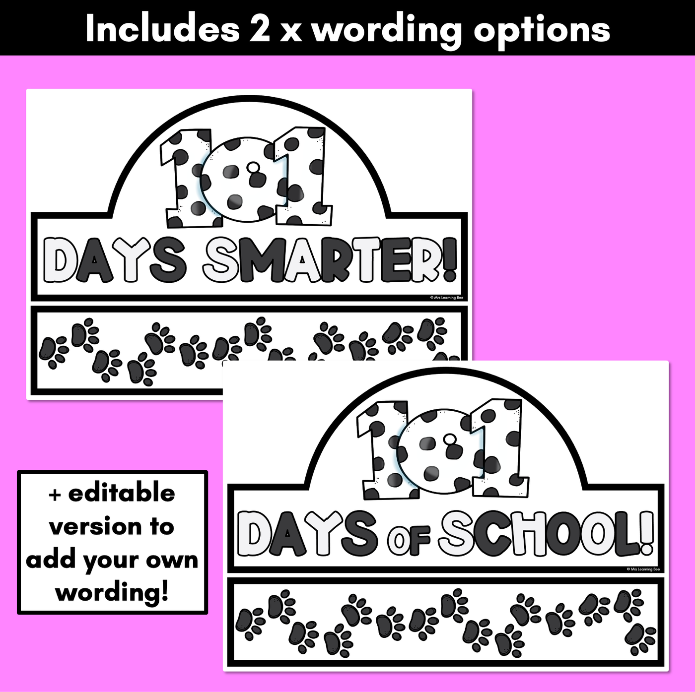 free-printable-101-days-of-school-crowns-mrs-learning-bee