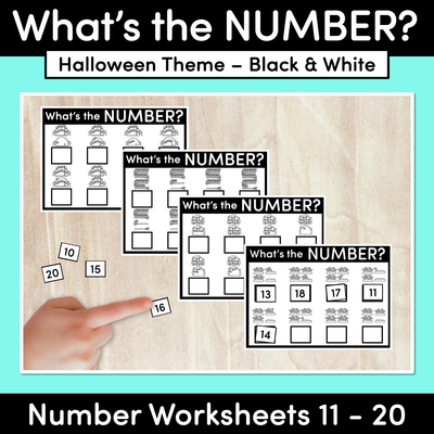 Halloween What's The Number Worksheets: 11-20
