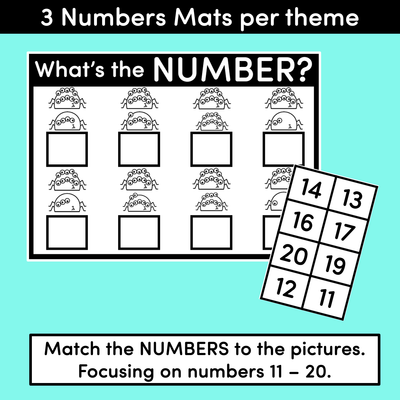 Halloween What's The Number Worksheets: 11-20