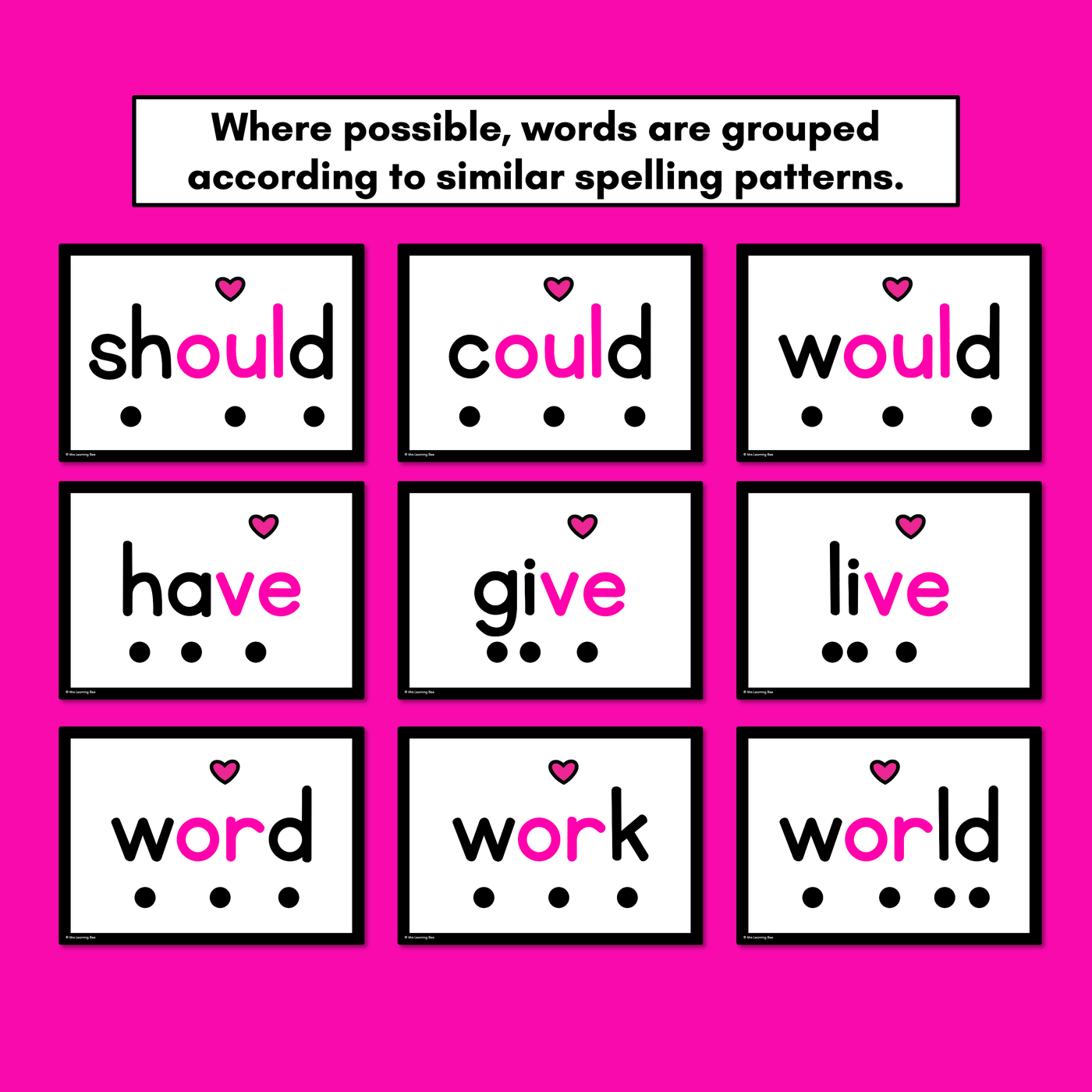 Heart Word Interactive PowerPoint Slides