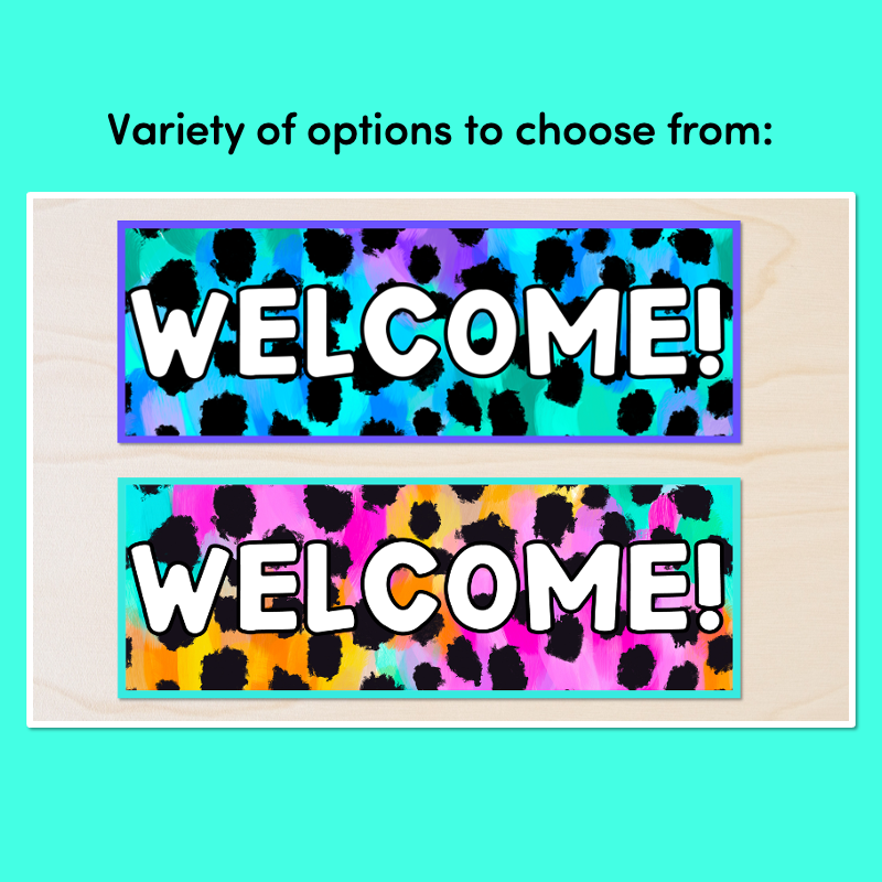 WELCOME SIGNS - Inky Soda SYMPHONY Collection