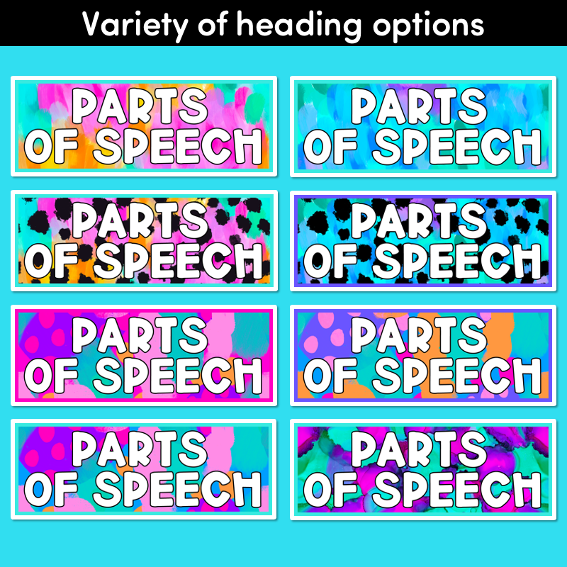 Parts of Speech - Inky Soda Collection