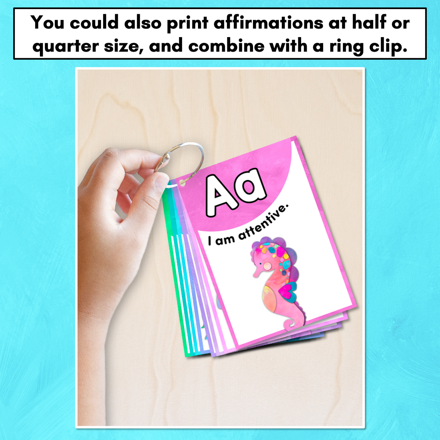 Alphabet Affirmation Posters - The Kutopia Collection