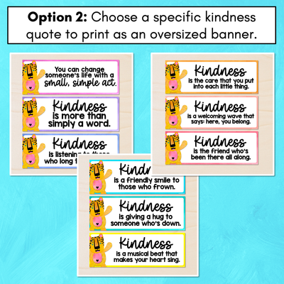 Kutopia Kindness Quote Banners - Kindness Classroom Display