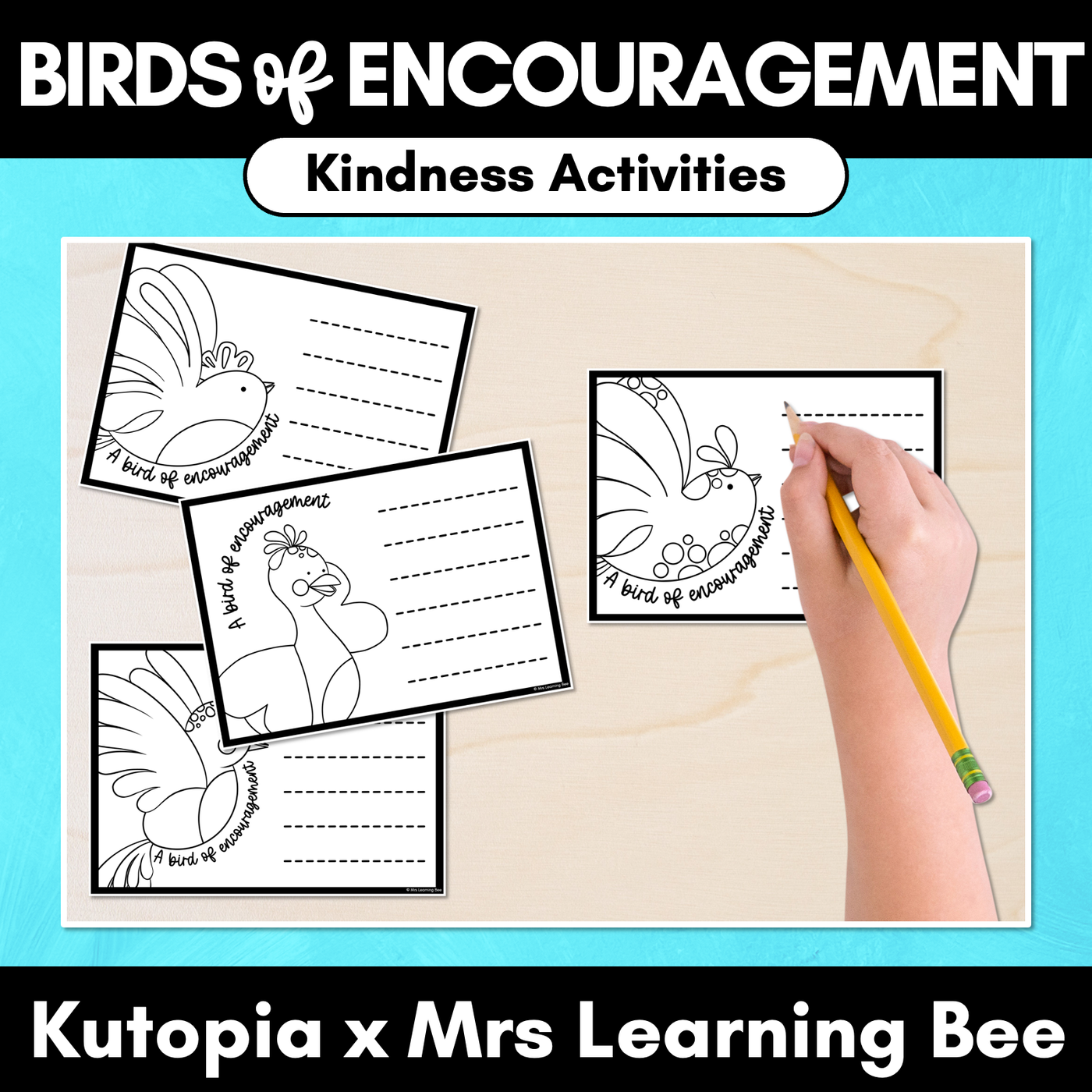 Birds of Encouragement - Kindness Notes - Words of Encouragement