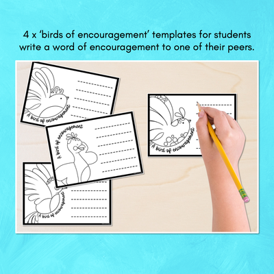 Birds of Encouragement - Kindness Notes - Words of Encouragement