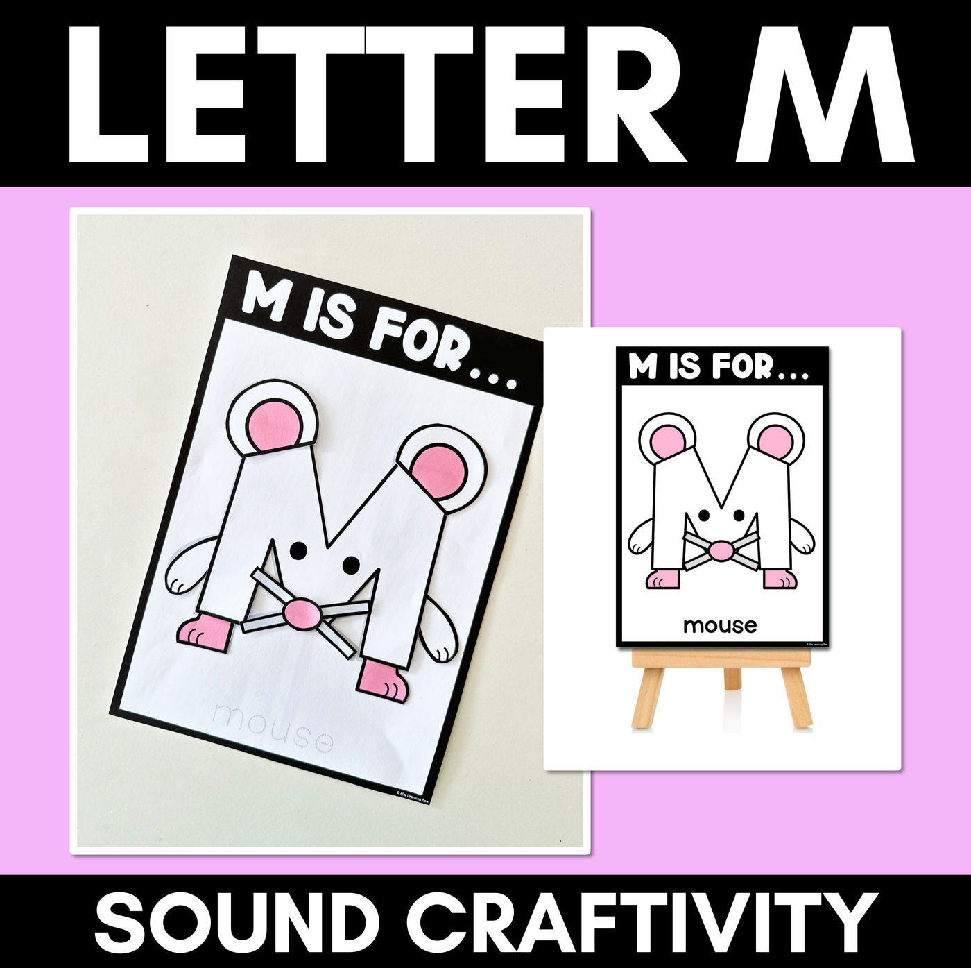 Beginning Sound Crafts - Letter M - M is for Mouse