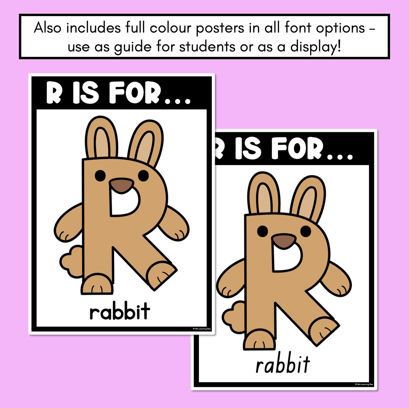 Beginning Sound Crafts - Letter R - R is for Rabbit