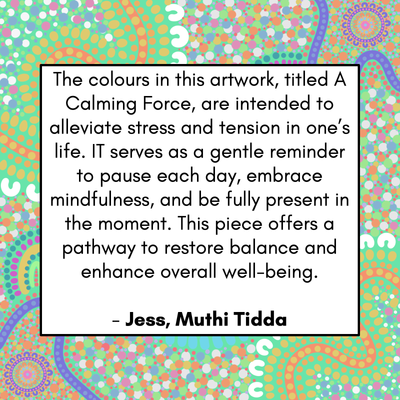 We Are Learning On Posters - Muthi Tidda - A Calming Force