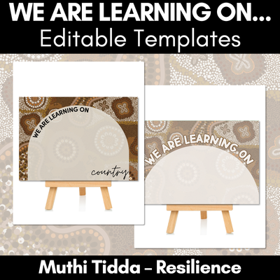 We Are Learning On Posters - Muthi Tidda - Resilience