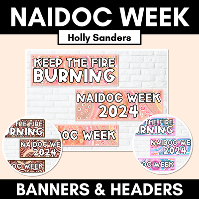 NAIDOC WEEK 2024 Editable Headers - Holly Sanders