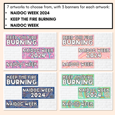 NAIDOC WEEK 2024 Editable Headers - Muthi Tidda