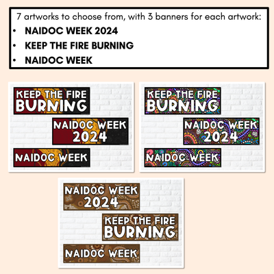 NAIDOC WEEK 2024 Editable Headers - Muthi Tidda