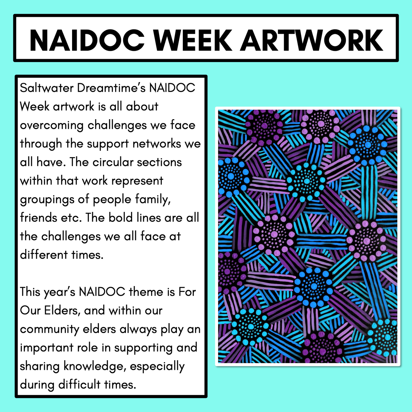 NAIDOC WEEK ALPHABET LETTERS - Saltwater Dreamtime