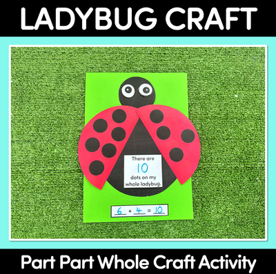 Part Part Whole Craft Activity - Ladybug Craft