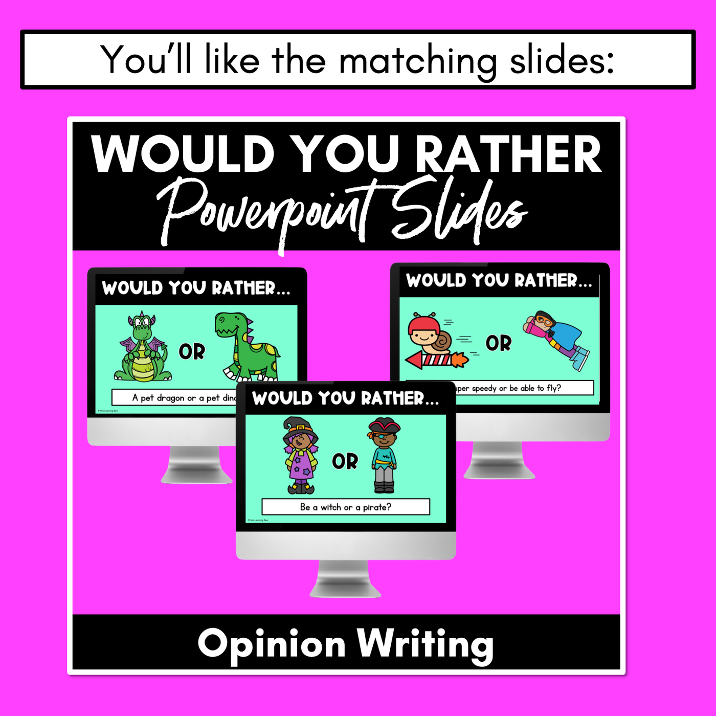 Would You Rather Opinion Writing Templates - Persuasive Writing