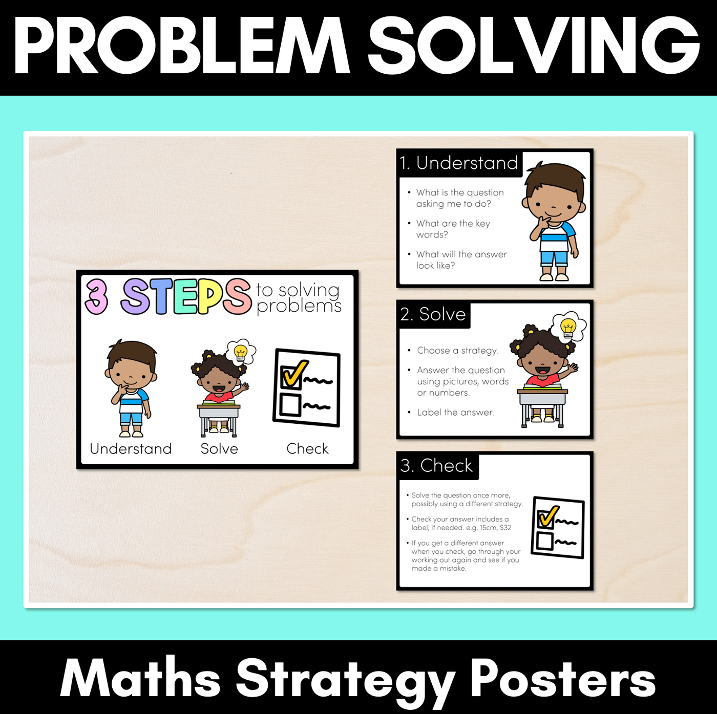 Problem Solving - Maths Strategy Posters