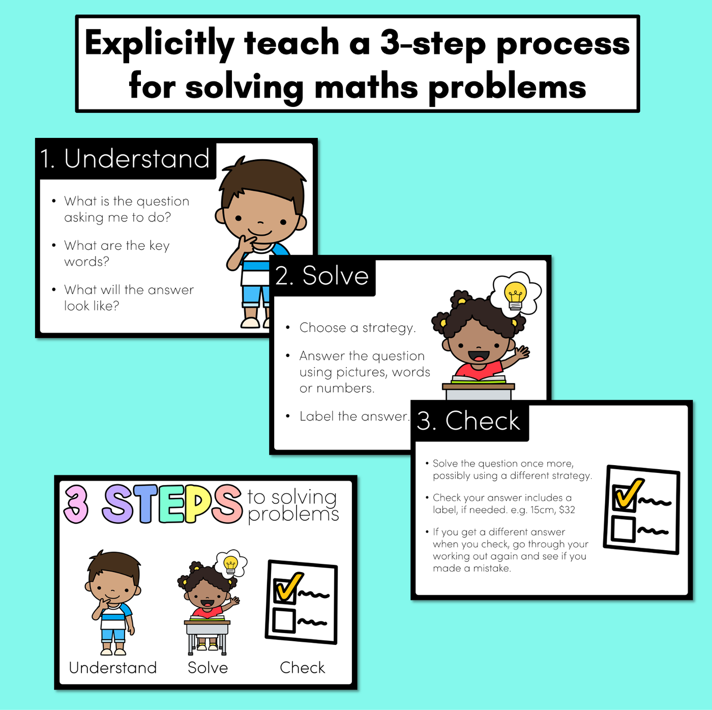 Problem Solving - Maths Strategy Posters