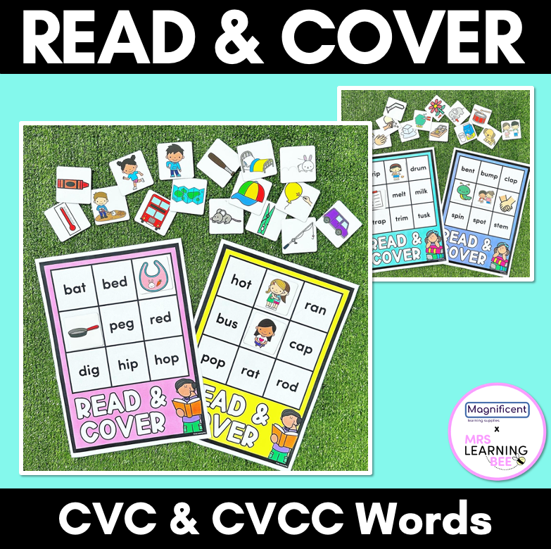 CVC, CVCC & CCVC Words Magnificent Bundle
