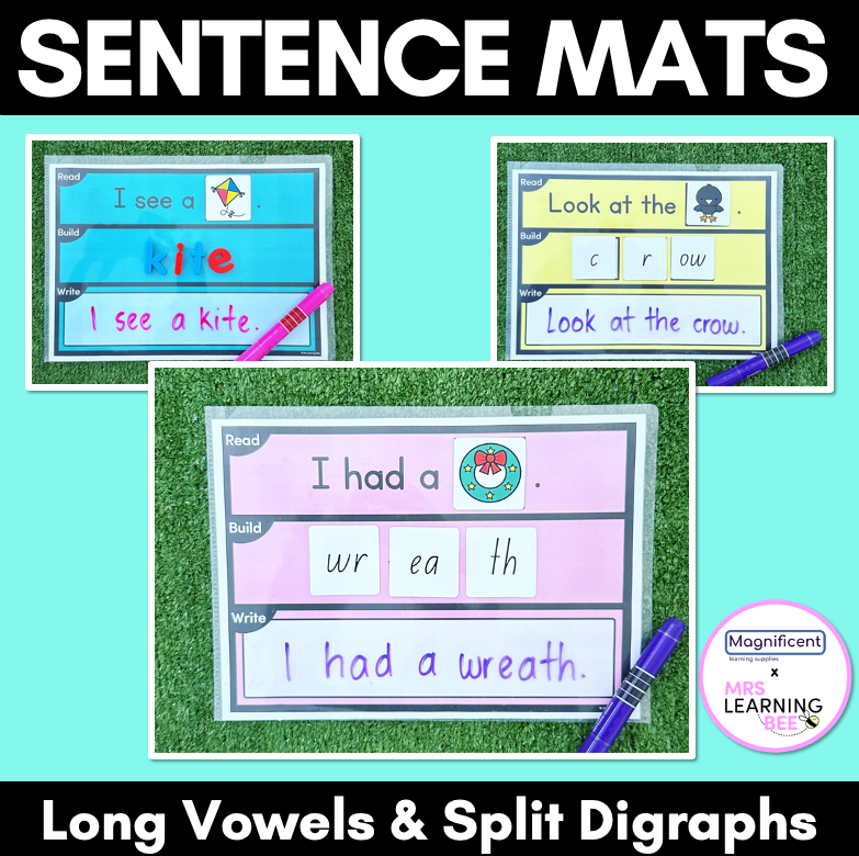 Sentence Mats for Long Vowels & Split Digraphs