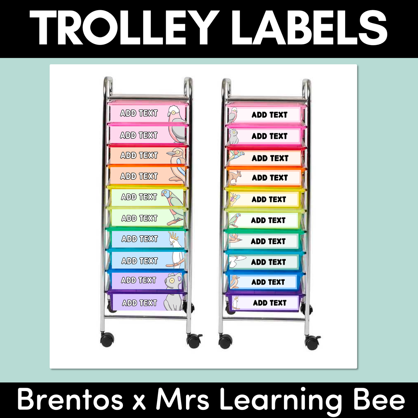 Trolley Labels - The Brentos Collection