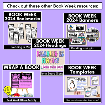 WRAP A STORY BOOK - Book Week or Start/End of Year Classroom Book Activity