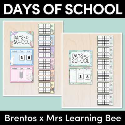 DAYS OF SCHOOL DISPLAY- The Brentos Collection